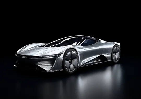 Aphelion Nullarc, a fictional hypercar